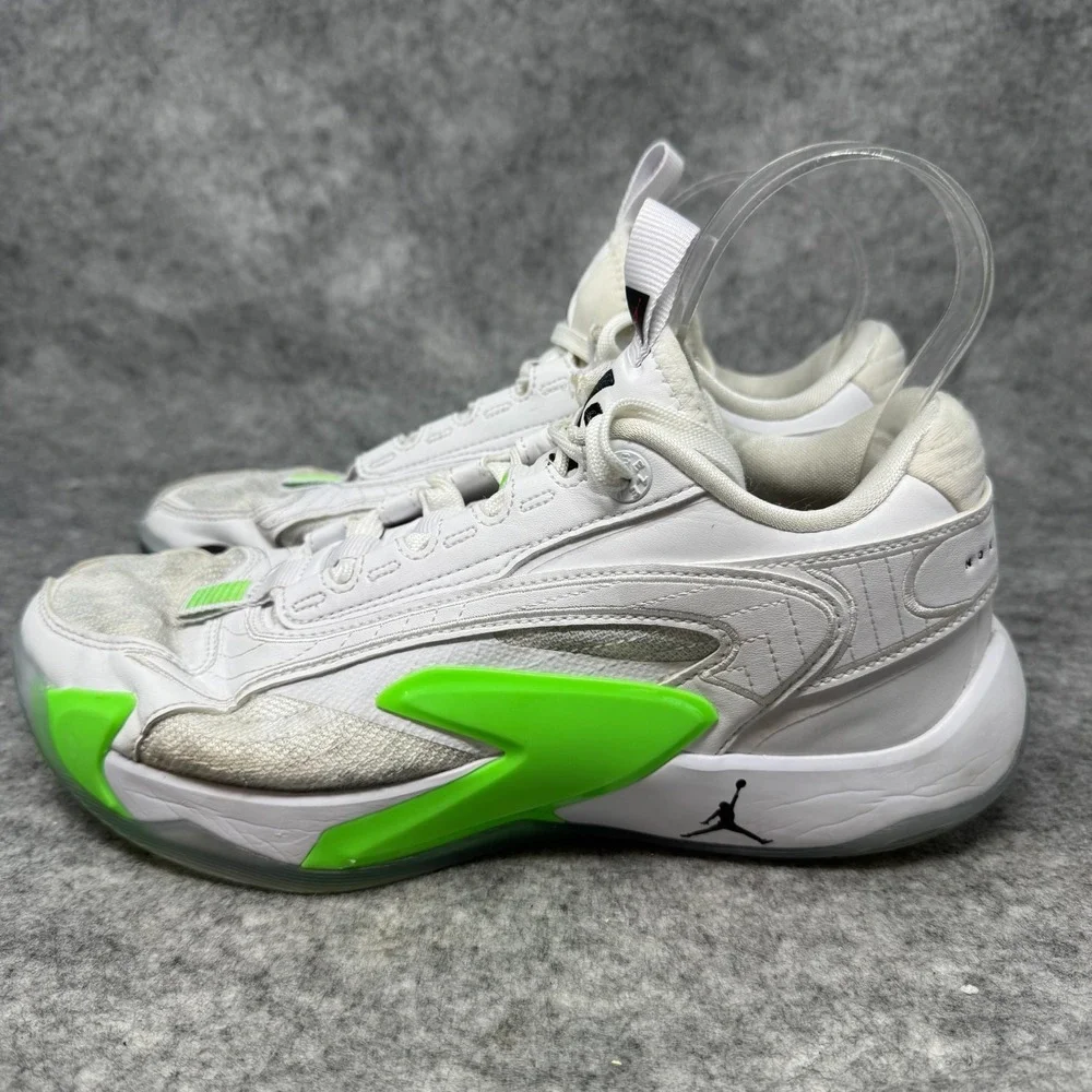 Nike Air Jordan‎ Luka 2 Trick Shot Shoes Youth Size 6.5Y White Green DZ3498-103